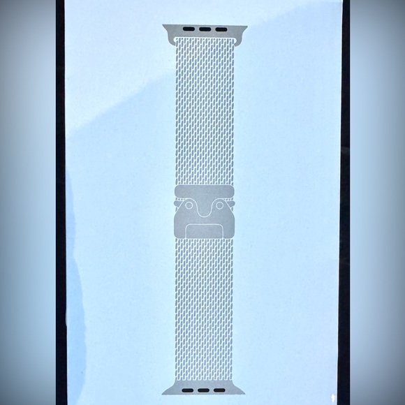 Apple iWatch 49mm NATURAL Titanium Milanese Loop size "L" for UltraII Sealed,NEW - Picture 14 of 14